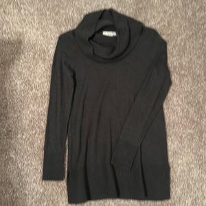 Loft grey scoop turtle neck sweater women’s size small